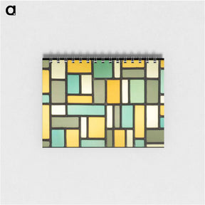 アートメモ帳-Stained glass composition VIII - テオ ファン ドゥースブルフ Memo.