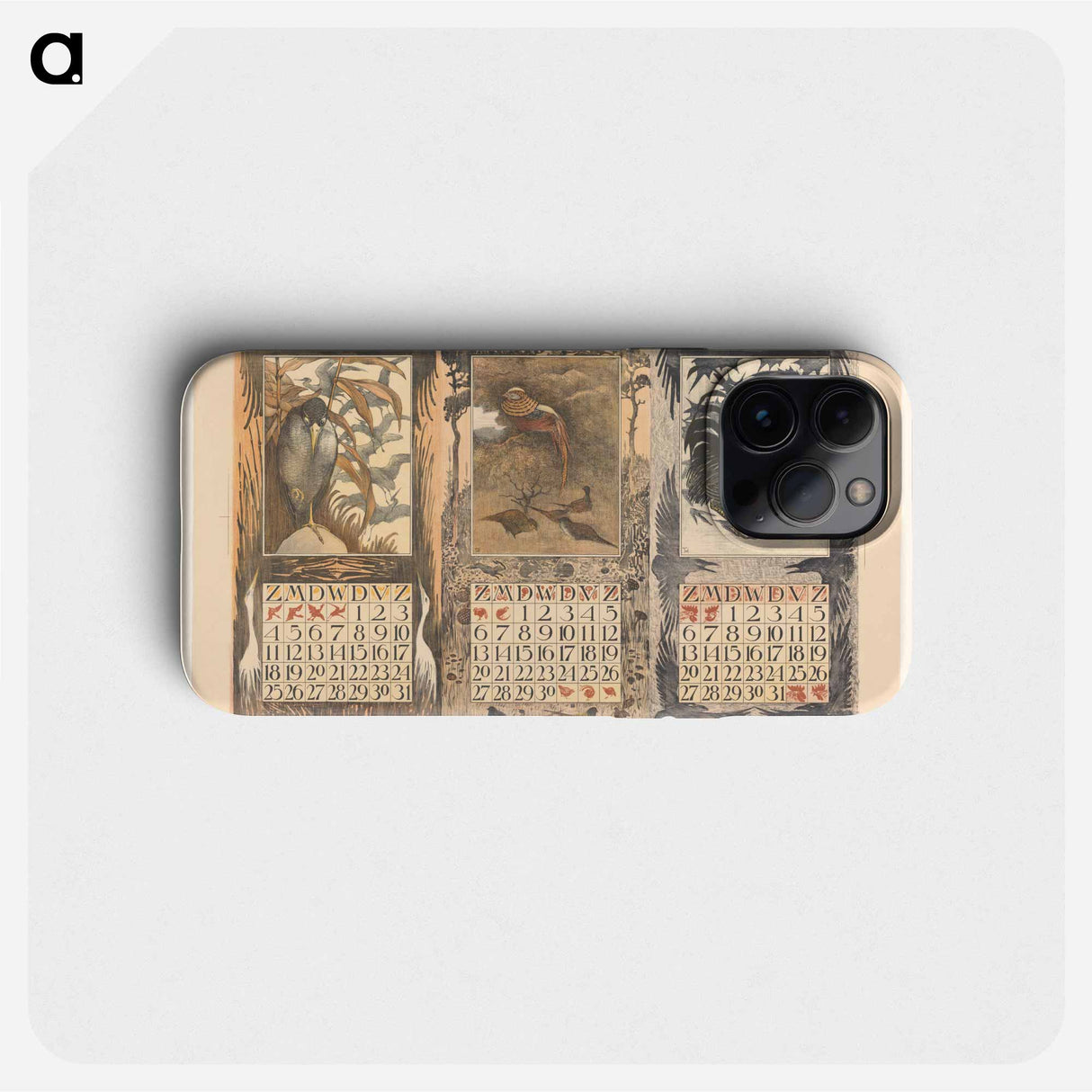 Kalenders voor oktober, september en december 1903 by Theo van Hoytema - テオ ヴァン ホイテマ Phone Case.