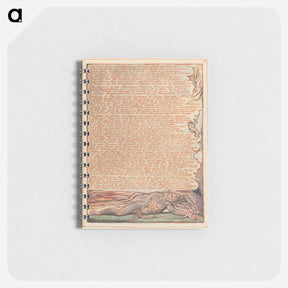 アートメモ帳-Jerusalem, Plate 74, "The Four Zoa's clouded rage" - ウィリアム ブレイク Memo.