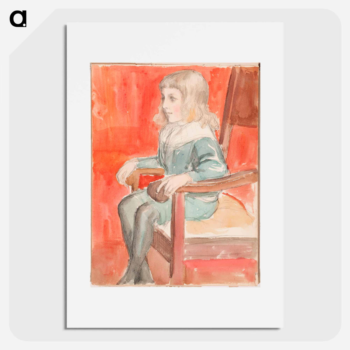 (unknown) part of a sketchbook - アルバート エーデルフェルト Poster.