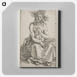 Man of Sorrows, Seated - アルブレヒト デューラー Canvas.