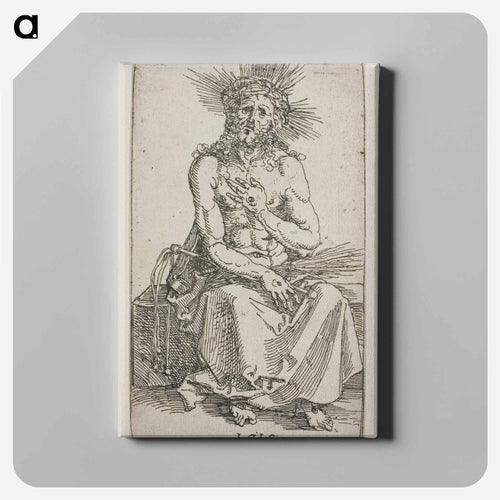 Man of Sorrows, Seated - アルブレヒト デューラー Canvas.