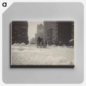 アートパネル-Winter, New York - アルフレッド スティーグリッツ Canvas.
