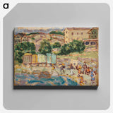 アートパネル-Beach and Village
 - バーンズ・コレクション Canvas.