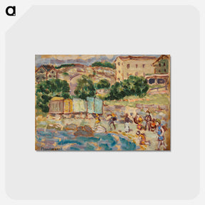 アートポストカード-Beach and Village
 - バーンズ・コレクション Postcard.