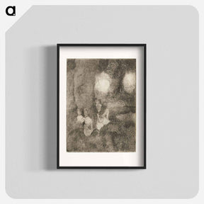 アートポスター-Dancers in the Wings - エドガー ドガ Poster.