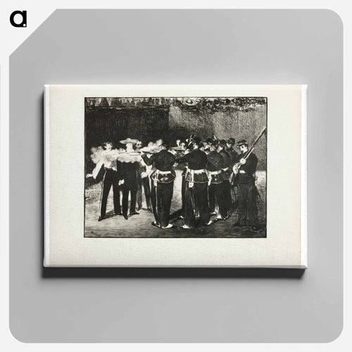 The Execution of Maximilian - Edouard Manet Canvas.