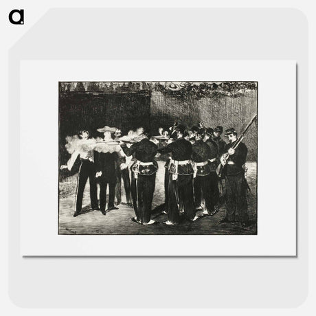 アートポスター-The Execution of Maximilian - エドゥアール マネ Poster.