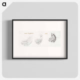 King Mark and La Belle Iseult - 3 Studies for Left Hand of Iseult - エドワード バーン ジョーンズ Poster.