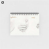 アートメモ帳-King Mark and La Belle Iseult - 3 Studies for Left Hand of Iseult - エドワード バーン ジョーンズ Memo.