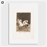 They Carried Her Off! - Francisco de Goya Poster.
