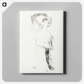 アートパネル-Yvette Guilbert - アンリ ド トゥールーズ ロートレック Canvas.