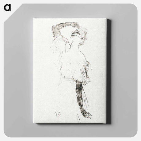 アートパネル-Yvette Guilbert - アンリ ド トゥールーズ ロートレック Canvas.