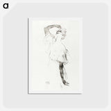 アートポストカード-Yvette Guilbert - アンリ ド トゥールーズ ロートレック Postcard.