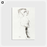 アートポストカード-Yvette Guilbert - アンリ ド トゥールーズ ロートレック Postcard.