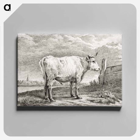 アートパネル-Standing bull - ジャン ベルナール Canvas.