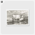 アートポストカード-Standing bull - ジャン ベルナール Postcard.
