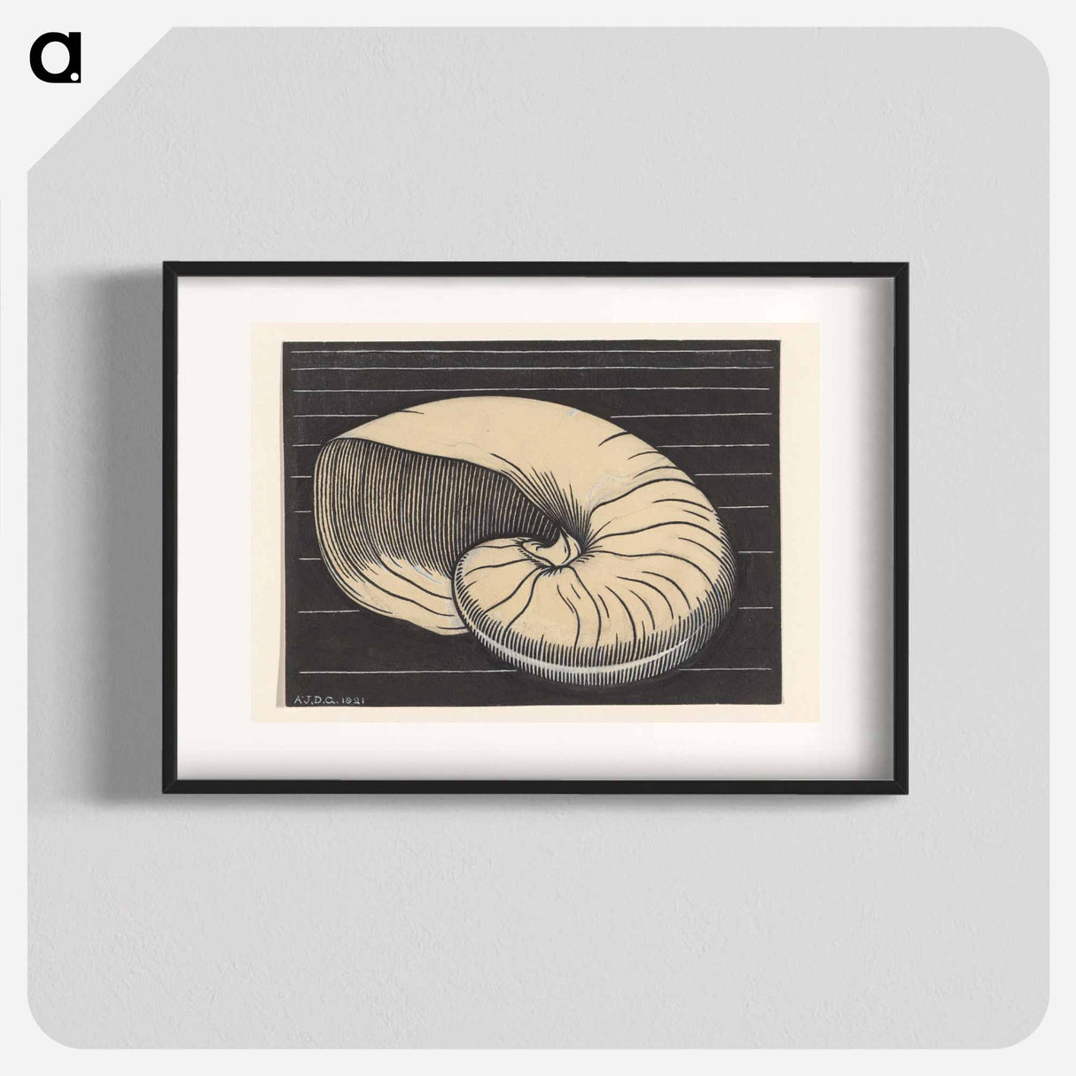 Nautilusschelp - Julie de Graag Poster.