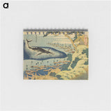 Hokusai's Whaling off the Coast of the Goto Islands - 葛飾 北斎 Memo.