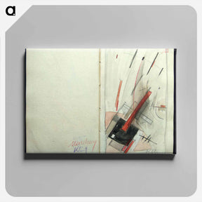 アートパネル-Sketchbook - カジミール マレーヴィチ Canvas.
