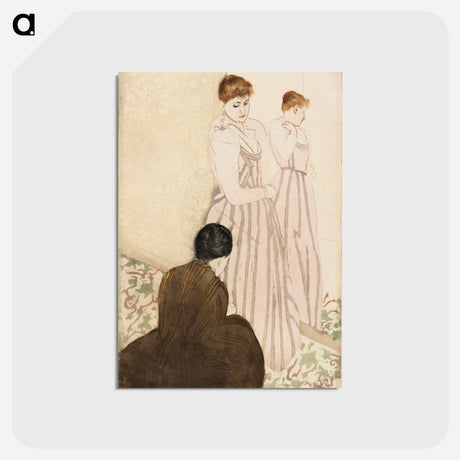 アートポストカード-The Fitting - メアリー カサット Postcard.