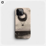 The Eye, Like a Strange Balloon Moves Towards Infinity - Odilon Redon Phone Case.