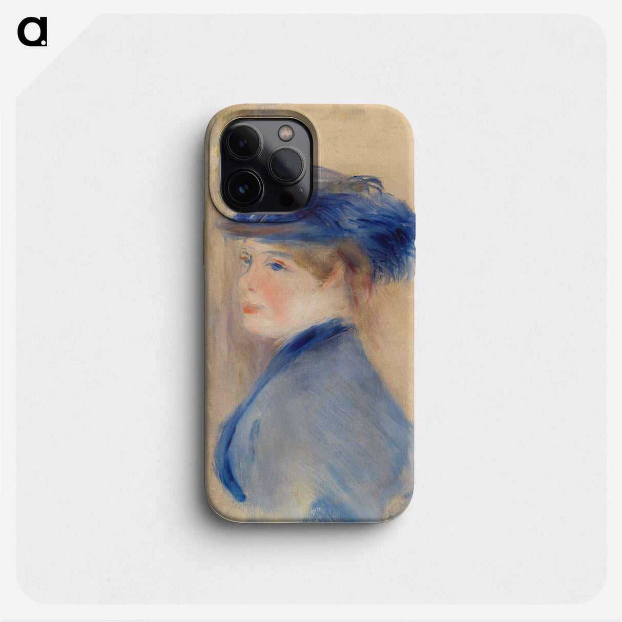 Bust of a Woman - ピエール オーギュスト ルノワール Phone Case.