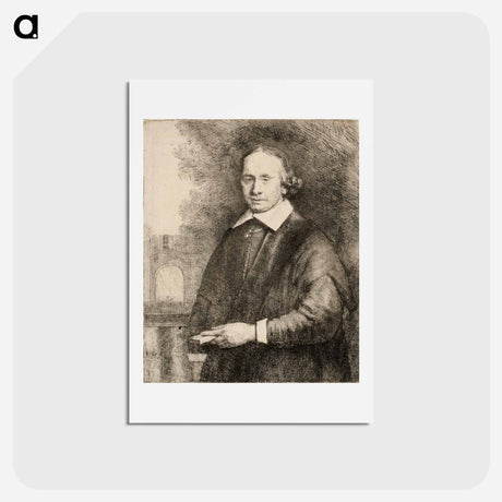 アートポストカード-Jan antonides van der linden - レンブラント ファン レイン Postcard.