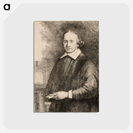 アートポストカード-Jan antonides van der linden - レンブラント ファン レイン Postcard.
