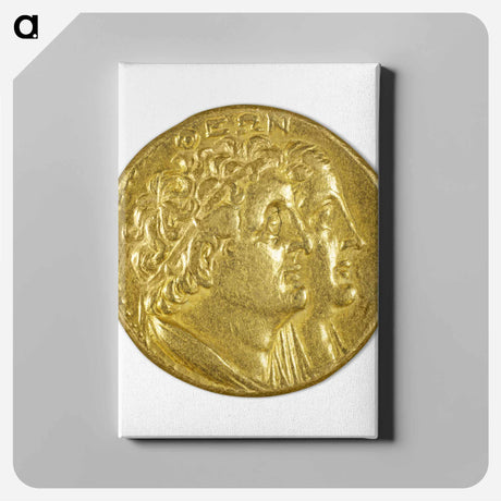 アートパネル-Oktodrachm with Ptolemy I and Berenike I
 - セントルイス美術館 Canvas.