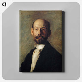 アートパネル-Portrait of Frank B. A. Linton - トーマス エイキンズ Canvas.