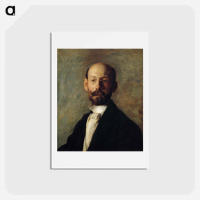 アートポストカード-Portrait of Frank B. A. Linton - トーマス エイキンズ Postcard.