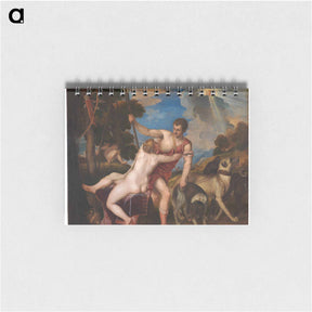 アートメモ帳-Venus and Adonis - ティツィアーノ ヴェチェッリオ Memo.