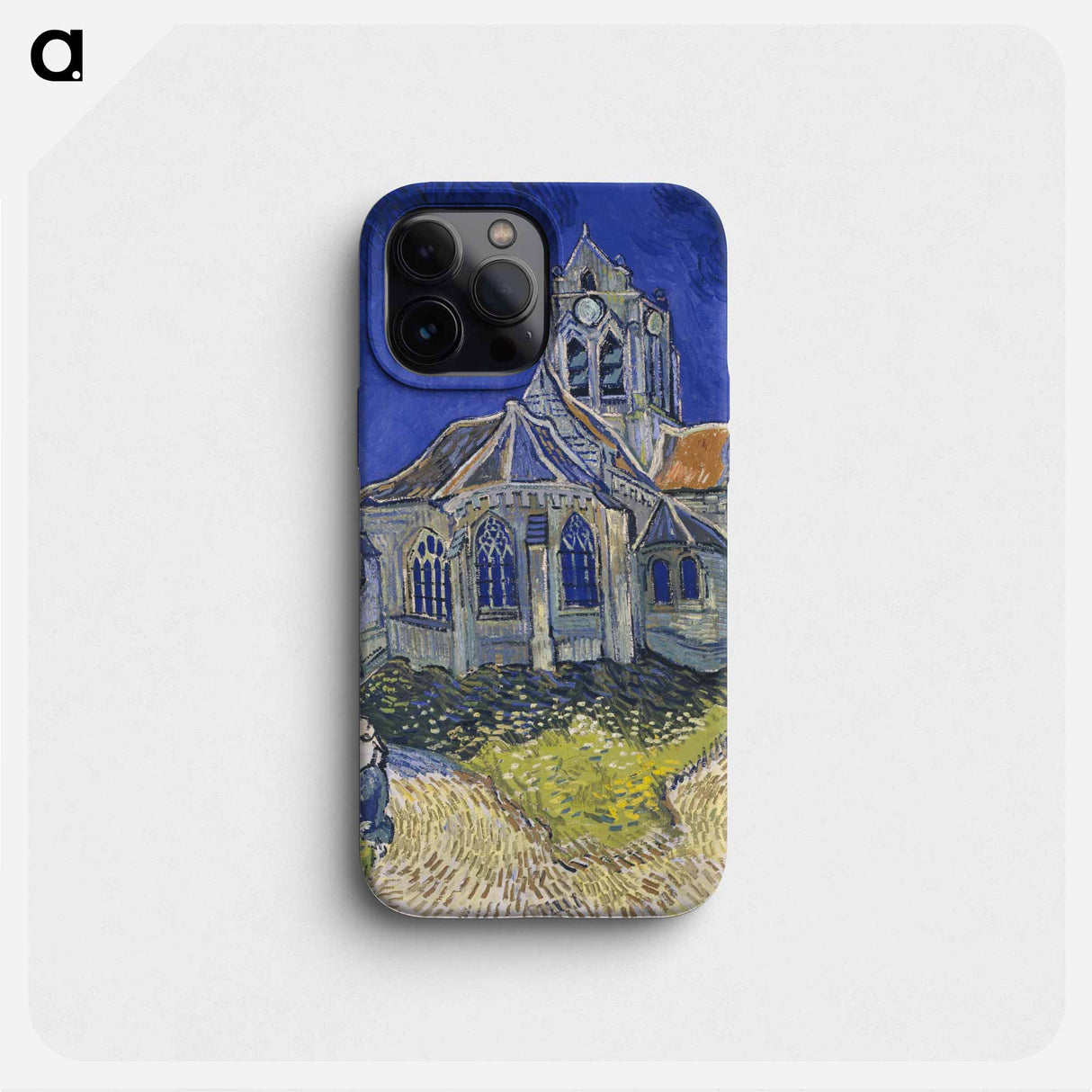 The Church at Auvers - フィンセント ファン ゴッホ Phone Case.