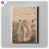 Songs of Innocence and of Experience, Plate 37, "Nurses Song" - William Blake Canvas.