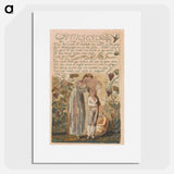 Songs of Innocence and of Experience, Plate 37, "Nurses Song" - ウィリアム ブレイク Poster.