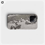 Spring Lamb - Winslow Homer Phone Case.