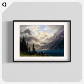 アートポスター-Mountain Scene - アルバート ビアスタット Poster.