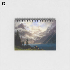 アートメモ帳-Mountain Scene - アルバート ビアスタット Memo.