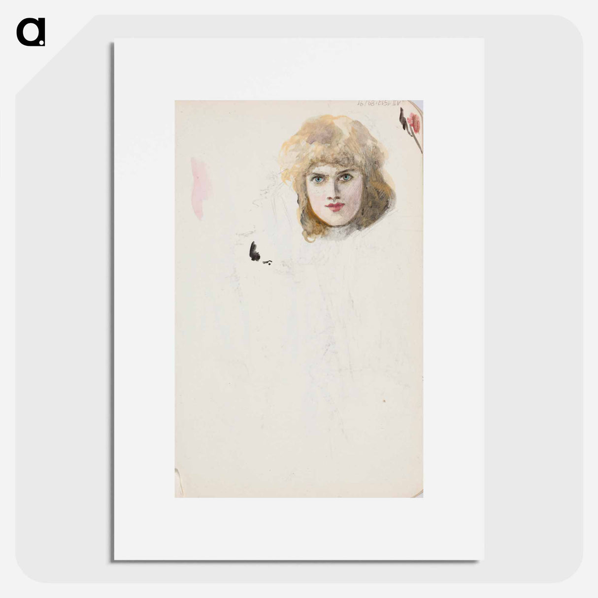 (unknown) part of a sketchbook - アルバート エーデルフェルト Poster.
