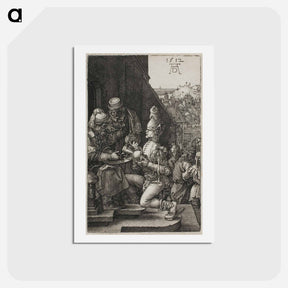 アートポストカード-Pilate Washing his Hands - アルブレヒト デューラー Postcard.