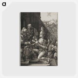 アートポストカード-Pilate Washing his Hands - アルブレヒト デューラー Postcard.