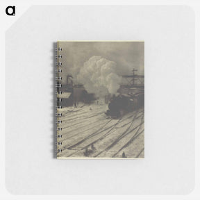 アートメモ帳-The Railroad Yard, Winter - アルフレッド スティーグリッツ Memo.
