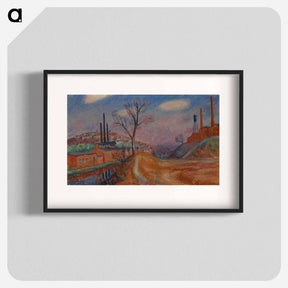 アートポスター-Landscape–Factories
 - バーンズ・コレクション Poster.