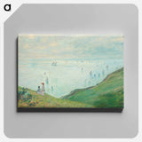 Cliffs at Pourville - クロード モネ Canvas.