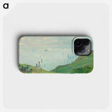 Cliffs at Pourville - クロード モネ Phone Case.