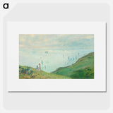 Cliffs at Pourville - Claude Monet Poster.