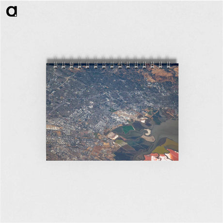 アートメモ帳-Oblique View of Moffett Federal Air Field, NASA Ames Research Center, and Environs
 - 上空からの地球 Memo.