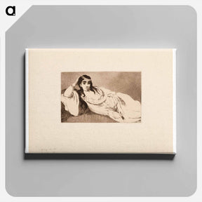 アートパネル-Odalisque - エドゥアール マネ Canvas.
