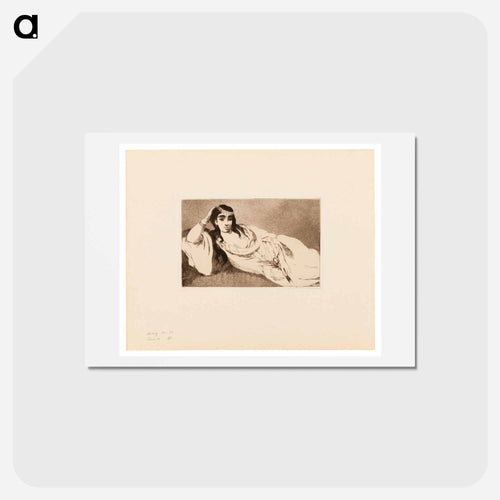 Odalisque - エドゥアール マネ Postcard.